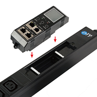 32A 208V-250V C13 C19 PDU Socket SNMP Numérique IP Compteur PDU Rack Unité de distribution d'alimentation