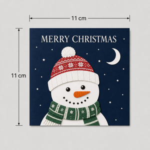 Carte de Noël 3D Pop-up ZS-PC0309 au design original, motif Cabane Pleine Lune, Père Noël et Renne, découpée au laser - Product Image 4