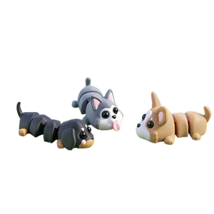 Vashine 3D impreso PLA perros Toi decoración del hogar personalizado colorido figura de acción conjunta animales <span class=keywords><strong>en</strong></span> <span class=keywords><strong>movimiento</strong></span> niños juguetes ecológicos - Product Image 4