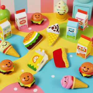 Divertidos Pasadores para el Cabello con Diseño de Dibujos Animados de 8 cm, de Plástico, para Niños, Estilo Casual - Product Image 3