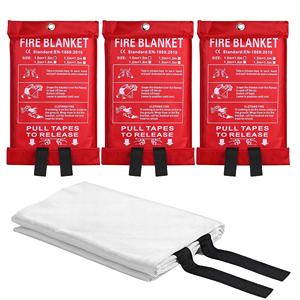 ผ้าห่มดับเพลิงฉุกเฉินสำหรับครัวเรือน ขนาด 1 ม. x 1 ม. ทำจากไฟเบอร์กลาส - Product Image 1