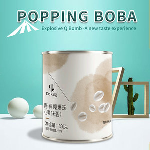 Doking Factory OEM Vente en gros Ingrédients de haute qualité pour thé au lait, Ingrédients spéciaux pour Bubble Tea, Popping Boba saveur <span class=keywords><strong>orge</strong></span> des Highlands - Product Image 3