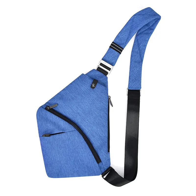 कंधे गोफन खेल बैग ज़िप खुले पक्ष बैग कंधे बहुरंगा यूनिसेक्स Crossbody बैग