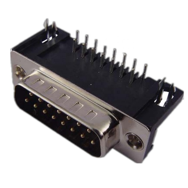 high density d sub connectors d-sub right angle 25 pin connector