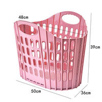 Panier à linge mural pliable, léger et multifonctionnel pour chambre et salle de bain, design portable et gain de place