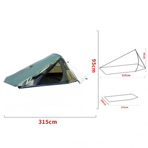 Tente <span class=keywords><strong>d</strong></span>'été ultra-légère à double couche, portable, pour une ou plusieurs personnes, équipement de camping, <span class=keywords><strong>aventure</strong></span> en plein air, randonnée, en polyester - Product Image 2