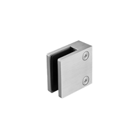 Pince à verre carrée plate professionnelle en acier inoxydable duplex SS2205, résistante à la rouille, pour panneaux de verre de 8 à 12 mm, pour garde-corps de balcon
