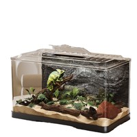 Terrarium rectangulaire intégré anti-évasion et anti-éclatement pour reptiles avec chauffage – Vente en gros