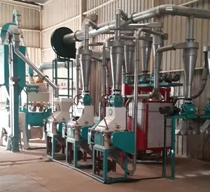 Máquina de moagem de grão 10-30tpd, equipamento de moagem de farinha