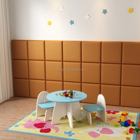 Panneau mural décoratif écologique en mousse souple 3D ignifuge, insonorisant, imperméable, à coller