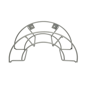 Supporto a Muro in Metallo per Tubo Flessibile 1/2 Grigio Luna - Product Image 1