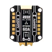 RUSHFPV Rush Blade V2 F722 60A 128K Blheli32 4 1 ESC Stack, accessoires RC numériques en plastique de haute qualité