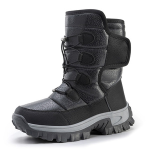 Bottes d'hiver imperméables et chaudes pour hommes, modèle YL6177, mi-mollet, pour l'extérieur, confortables et thermiques, vente en gros - Product Image 1