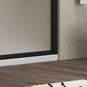 Kamalu KFN5000NS Moderna Porta Doccia Senza Telaio 140cm con Vetro Opaco Scorrevole e Telaio in Alluminio Inox per Bagno o Hotel - Product Image 5