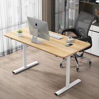 Bureau d'ordinateur ergonomique moderne en bois hautement réglable - Conception durable