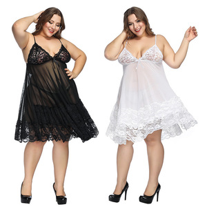 Best-seller Plus Size femminile Sexy pizzo trasparente biancheria intima personalizzata qualificano tessuto di velluto all'uncinetto - Product Image 3