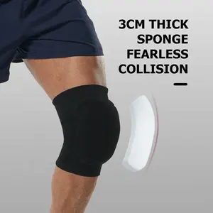 Profissional Soft Thick Sponge Dance Volleyball Knee Pads Brace para Crianças Crianças Adulto Voleibol Uso