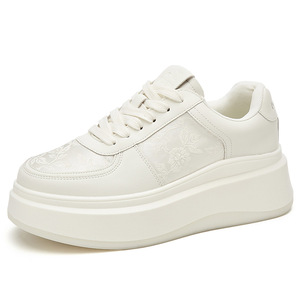 Zapatillas Deportivas Blancas para Mujer 2026, con Plataforma Ligera y Suela Gruesa, Versátiles para Deporte y Ocio, que Aumentan la Estatura - Product Image 3