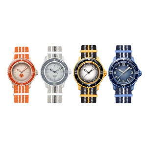 Yeni Nefes Alabilen Şık Çizgili 1.2mm Yumuşak Naylon Kumaş Renkli Paslanmaz Çelik Tokalı 22mm Saat Kayışı Yedeği - Product Image 6