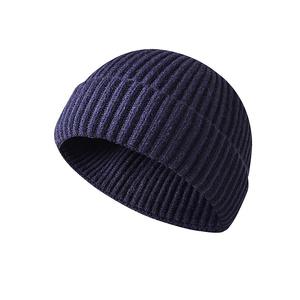 Bonnet en peau de melon à la mode pour hommes tricoté acrylique automne hiver chapeau Hip Hop dôme pastèque local Ruffian Baotou froid commun - Product Image 3