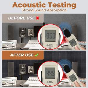 แผงอะคูสติกโพลียูรีเทนสำหรับบ้านที่ทันสมัยสำหรับบันทึก<span class=keywords><strong>เสียง</strong></span>เบสในสตูดิโอกับดักลด<span class=keywords><strong>เสียง</strong></span>รบกวนได้สูง - Product Image 4