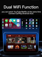 Boîte AI portable, Android Auto, multimédia, USB, boîte Android, Tbox, adaptateur sans fil CarPlay pour YouTube et Netflix, dongle CarPlay 2+16