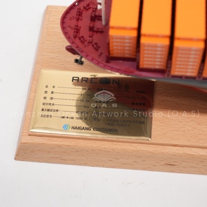 Modelo de Buque de Carga <span class=keywords><strong>ARCON</strong></span> de 45 cm Hecho a Medida, Escala 1:888, Modelo de Buque Portacontenedores de Alta Calidad para Regalo Empresarial - Product Image 2