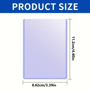 Protector de Tarjetas SKYJOY Premium de PVC sin Ácido de 35 Pt, Resistente a Arañazos, 3x4 Pulgadas, para Tarjetas Coleccionables de TCG, Béisbol, Ídolos y Fotos - Product Image 4
