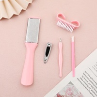 Kit professionnel de soins des ongles en acier inoxydable, ensemble de manucure et pédicure avec coupe-ongles, ciseaux à cuticules et limes à ongles pour la maison