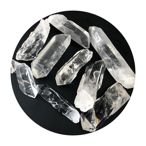 Varitas curativas de cuarzo Natural, puntos de cristal, gran oferta - Product Image 1
