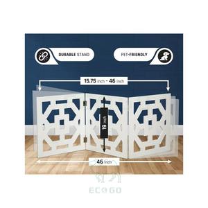 Valla de Madera Decorativa Expandible, Moderna y Ecológica para Perros Pequeños y Medianos, Barrera para Escaleras y Puertas - Product Image 2