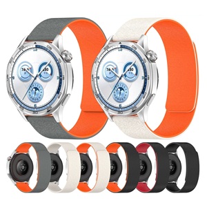 <span class=keywords><strong>Bracelet</strong></span> de montre en silicone magnétique à grain de bois à dégagement rapide 18 mm 20 mm 22 mm, <span class=keywords><strong>bracelet</strong></span> bicolore pour <span class=keywords><strong>Samsung</strong></span> Galaxy Watch Series - Product Image 2