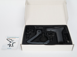 Pistola de masaje portátil multifuncional 3 en 1 con cinturón adjunto <span class=keywords><strong>Motor</strong></span> sin escobillas 4 cabezales de masaje Batería de 2000mAh Uso corporal - Product Image 5