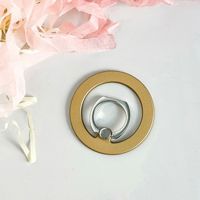 Support de téléphone magnétique personnalisé avec logo, en alliage d'aluminium, pliable, rotation à 360 degrés, pour accessoires de téléphone portable