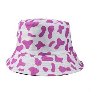 Sombrero de Pescador de Mezclilla Color <span class=keywords><strong>Blanco</strong></span> <span class=keywords><strong>Ostra</strong></span>/Gris Lirio con Material de Algodón Lavado - Product Image 4