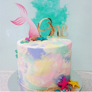 Cake Topper in legno acrilico con un numero di compleanno scritto a mano per <span class=keywords><strong>decorazioni</strong></span> per torte per bambini - Product Image 1