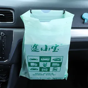 Disposable car seat trash bag foldable supplier waterproof trash bins rubbish garbage bags for car home travel daily use