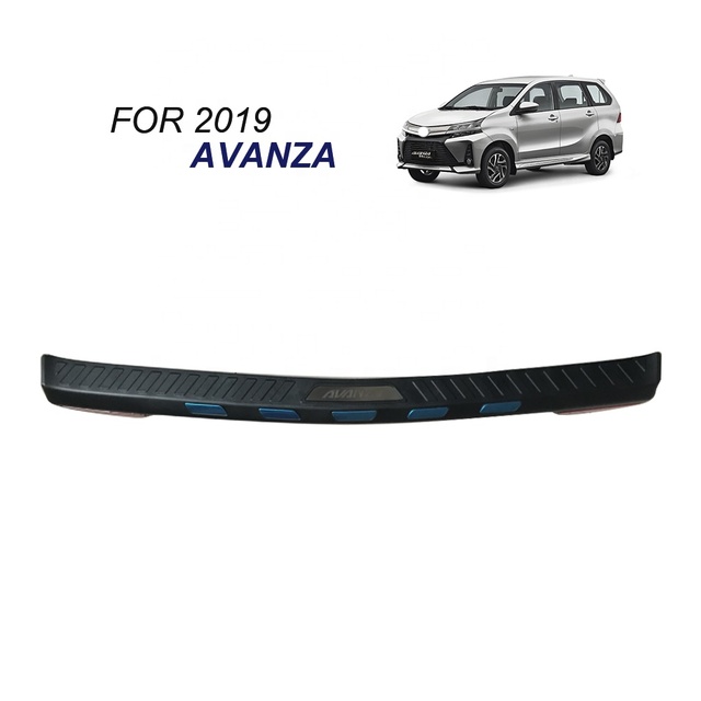 Auto Parts Stainless Steel ABS Special Car Rear Bumper Plate for Toyota Avanza 2019 Accessories