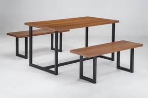 Ensemble table à manger 4 chaises mobilier salle à manger - Product Image 5