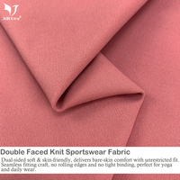 Vente en gros de tissu côtelé mat en nylon 75% nylon et 25% spandex à haute élasticité pour maillot de bain