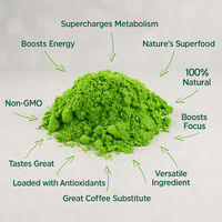 Nouvelle Poudre de Matcha Biologique de Qualité Boissons, Thé Instantané en Vrac, Thé Vert, Boissons Saines, Sachets en Gros