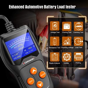 Testeur numérique de <span class=keywords><strong>batterie</strong></span> de voiture Analyseur de démarrage Konnwei KW600 12V Plomb Acid AGM GEL EFB Battery Checker <span class=keywords><strong>en</strong></span> polonais russe espagnol - Product Image 4