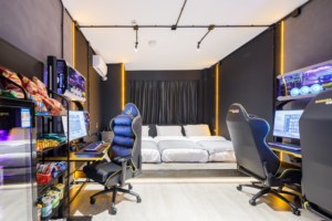 Muebles de Dormitorio de <span class=keywords><strong>Hotel</strong></span> de Lujo Modernos con Paneles de Madera BananaS, Juego Completo Personalizado - Product Image 4