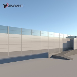 Panneaux muraux de clôture insonorisés modernes en métal pour les autoroutes et les fermes Feuilles murales à réduction du son - Product Image 5
