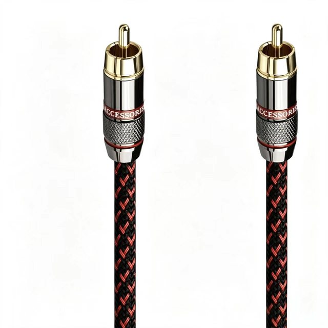 HiFi RCA Coaxial Digital Audio Patch Cable for Amplifier