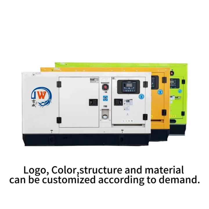 1100kw/1375kva Gas Turbine Generator Set Remote Start Single Phase  Alternator 220V/380V Output Water CNG/Natural Gas
