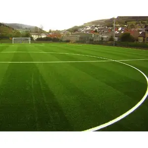 Kualitas tinggi 50MM 55MM 60MM sepak bola rumput sepak bola tikar rumput tanah rumput buatan untuk sepak bola karpet rumput hijau