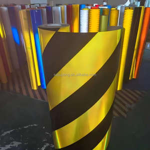 Variété de styles de panneaux de signalisation Bopet, film réfléchissant prismatique haute intensité, autocollant à points, impression UV autocollante - Product Image 4