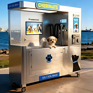 Machine à laver semi-automatique pour animaux de compagnie USMILEPET, station de lavage pour chiens et chats, distributeur automatique en libre-service pour animaux de petite et moyenne taille - Product Image 3