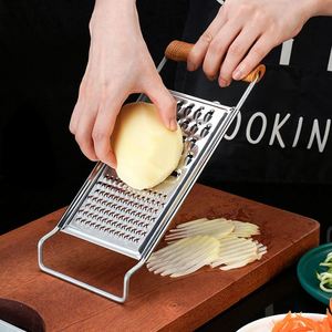<span class=keywords><strong>Grattugia</strong></span> 3-in-1 in Acciaio Inox, Affettatrice per <span class=keywords><strong>Verdure</strong></span>/Formaggio/Patate, Utensile da Cucina per Casa e Hotel, Tritatutto - Product Image 6